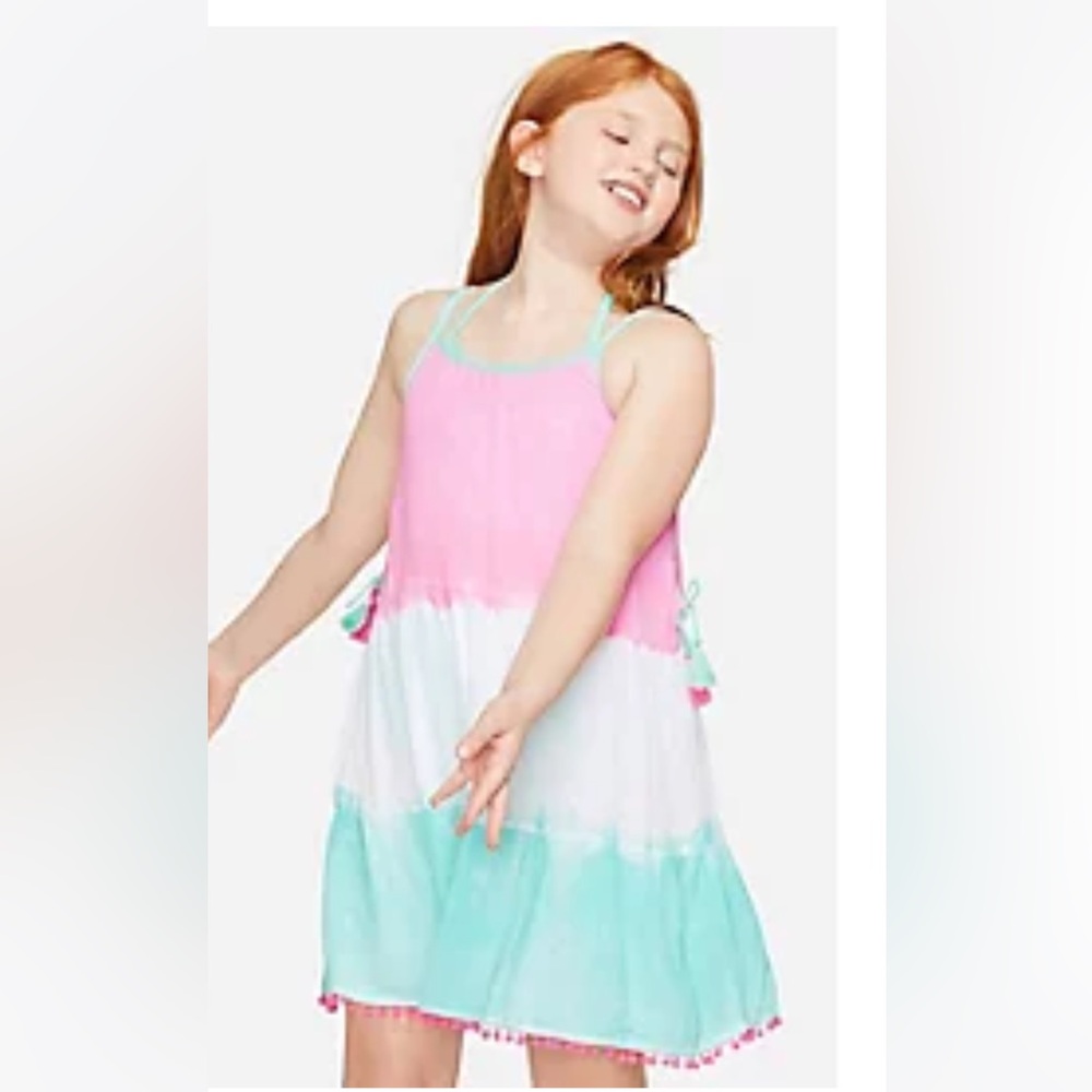 Justice Pompom Swim Coverup